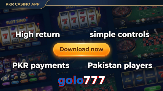 Main screen of Golo777 gamedownload page for PK players