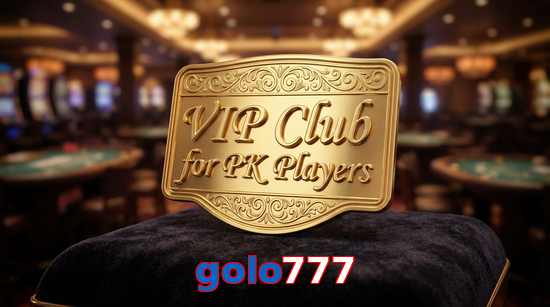 Main screen of Golo777 vip page for PK players